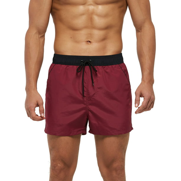 Cool Fox Mens Swim Trunks Quick Dry Bathing Suits Summer Casual Surfing Board Shorts 